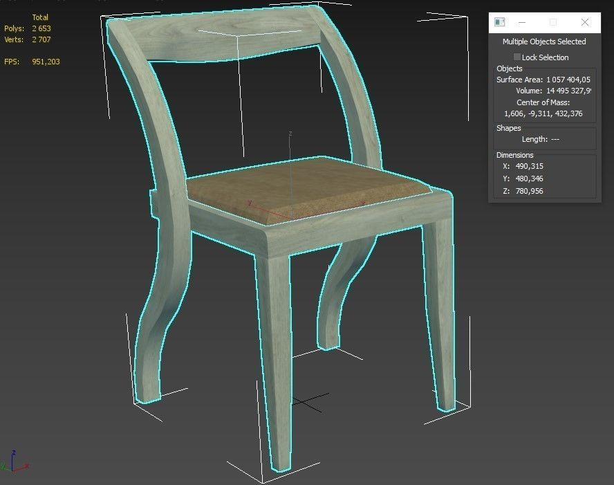 Arlekin chair by Porada 3D model_8