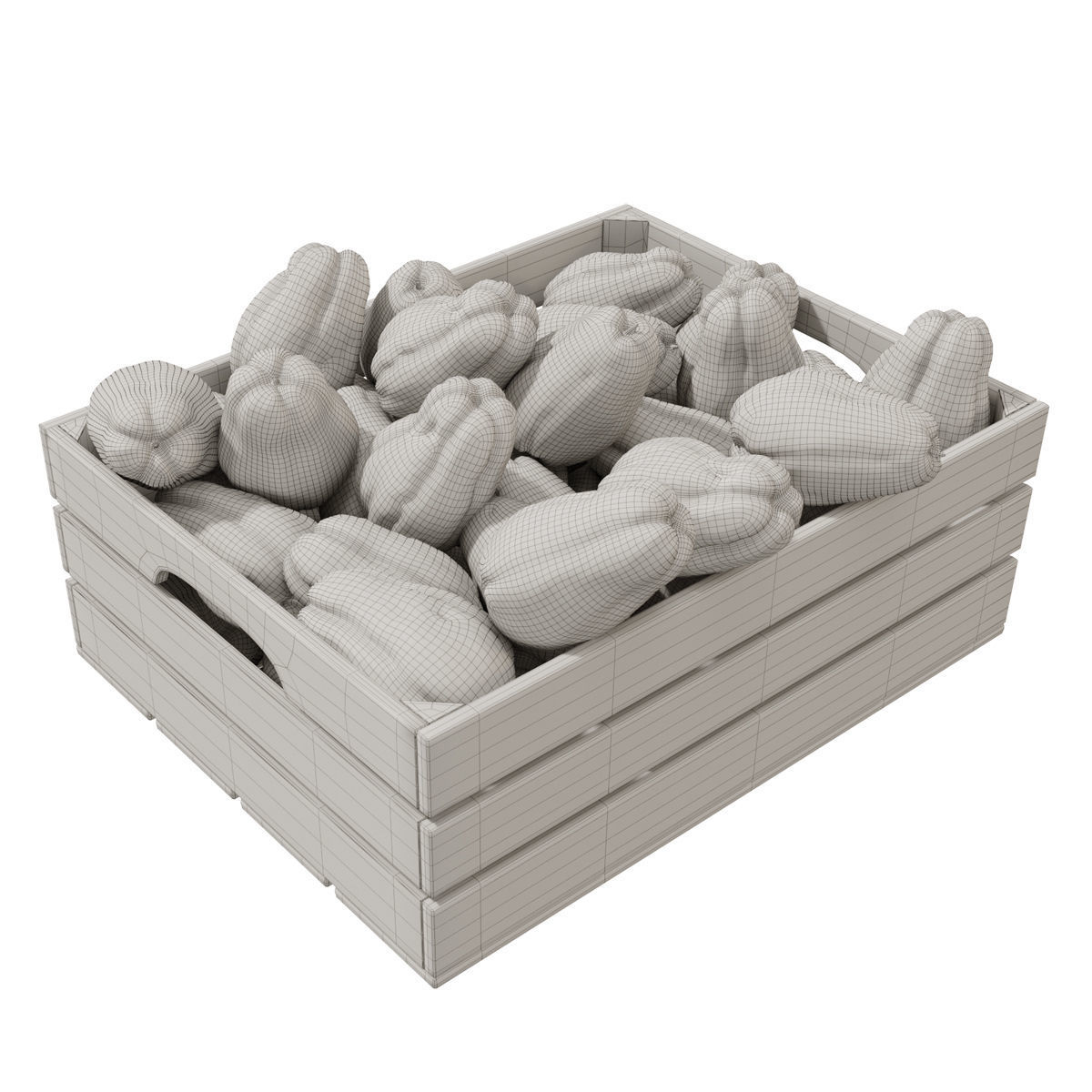 Chayote crates 3D model_6