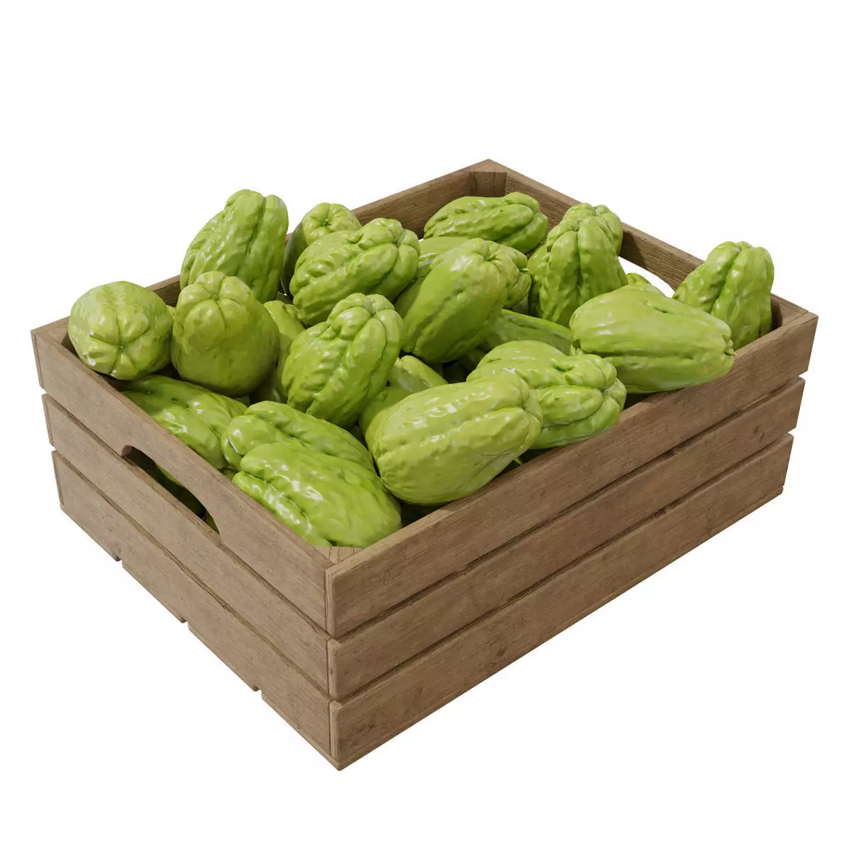 Chayote crates 3D model_0