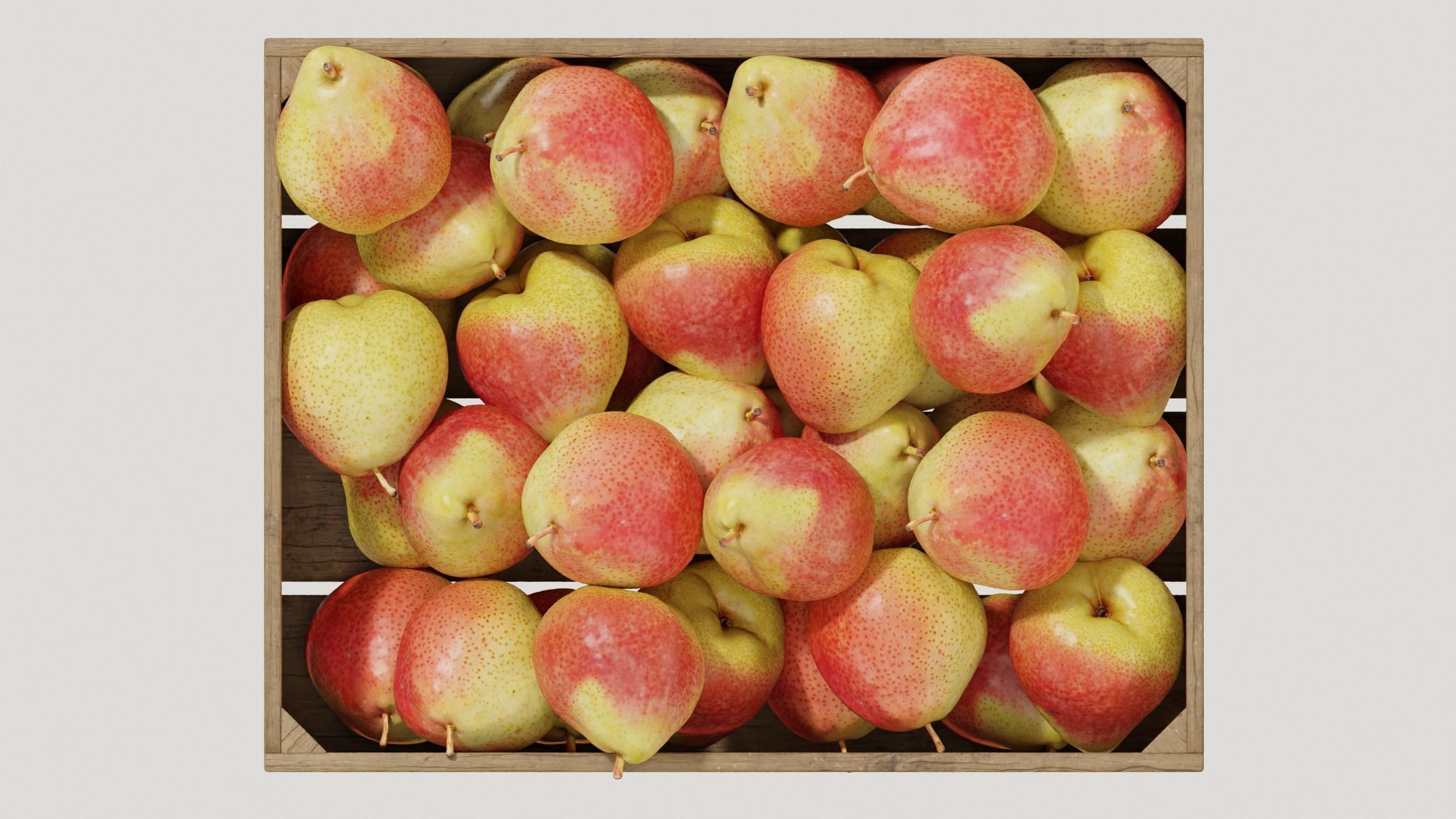 Cheeky pear crates 3D model_3