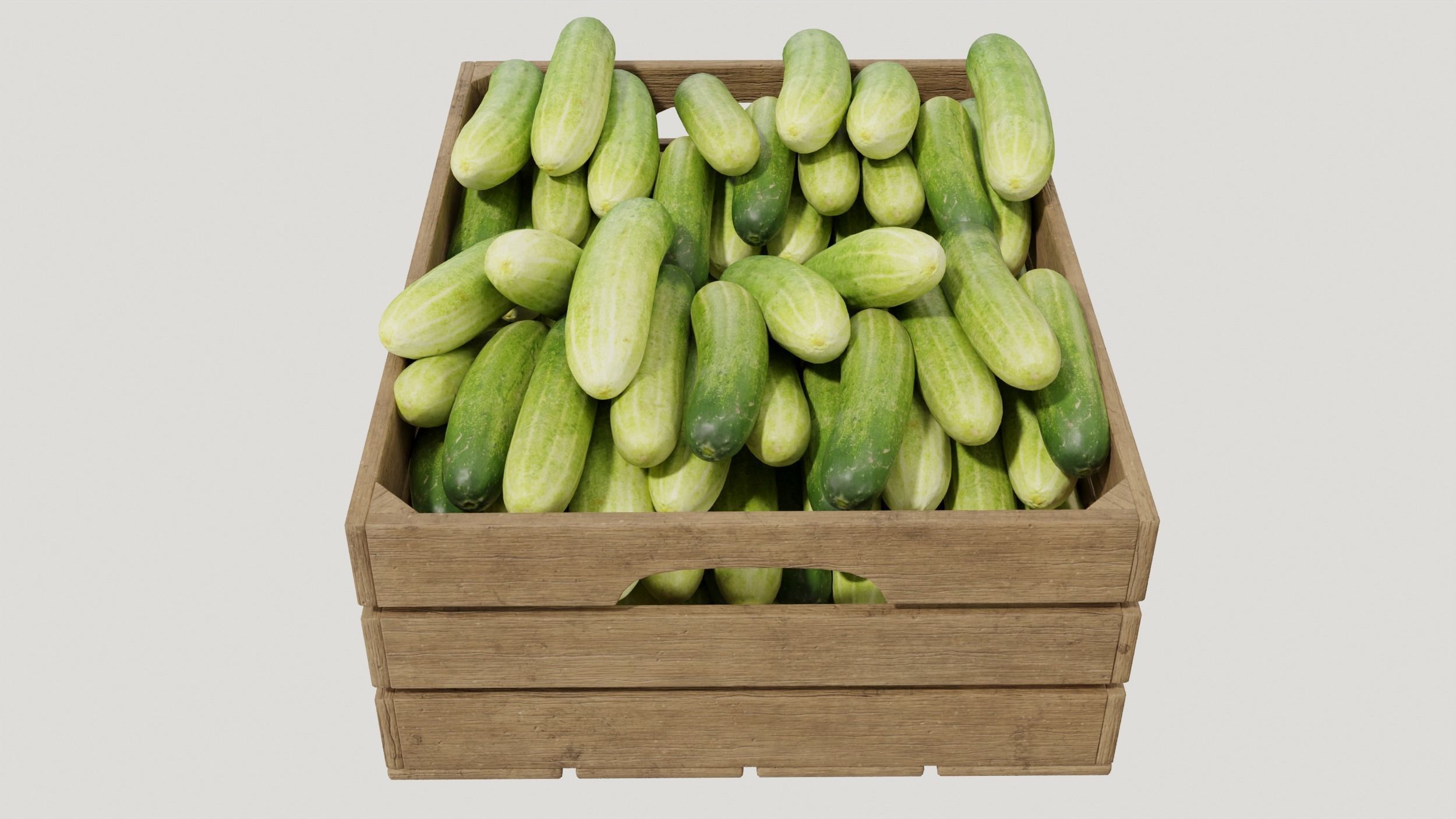 Cucumber crates 3D model_5