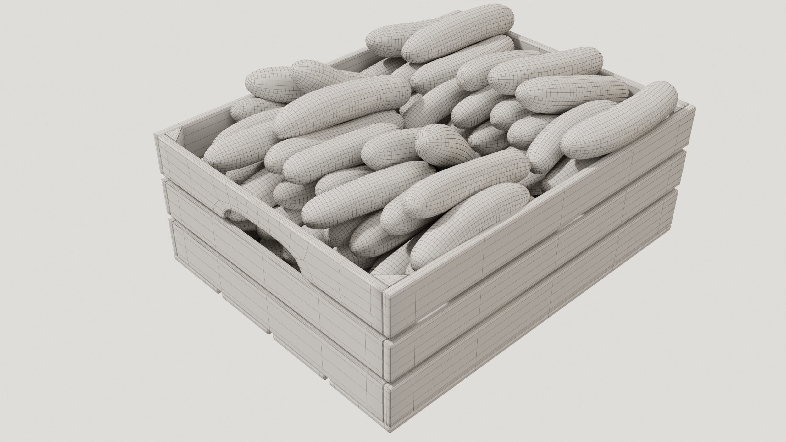 Cucumber crates 3D model_6