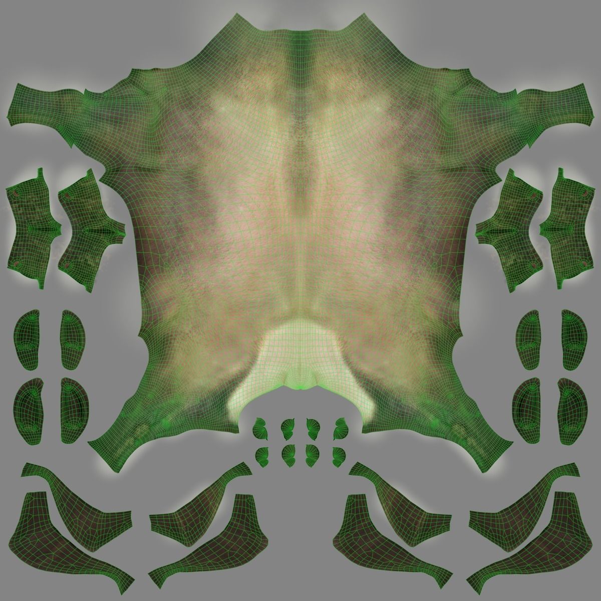 Male Elk Animated VFX Grace 3D model_31