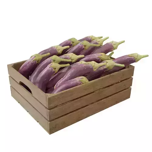 Eggplant crates  3D model