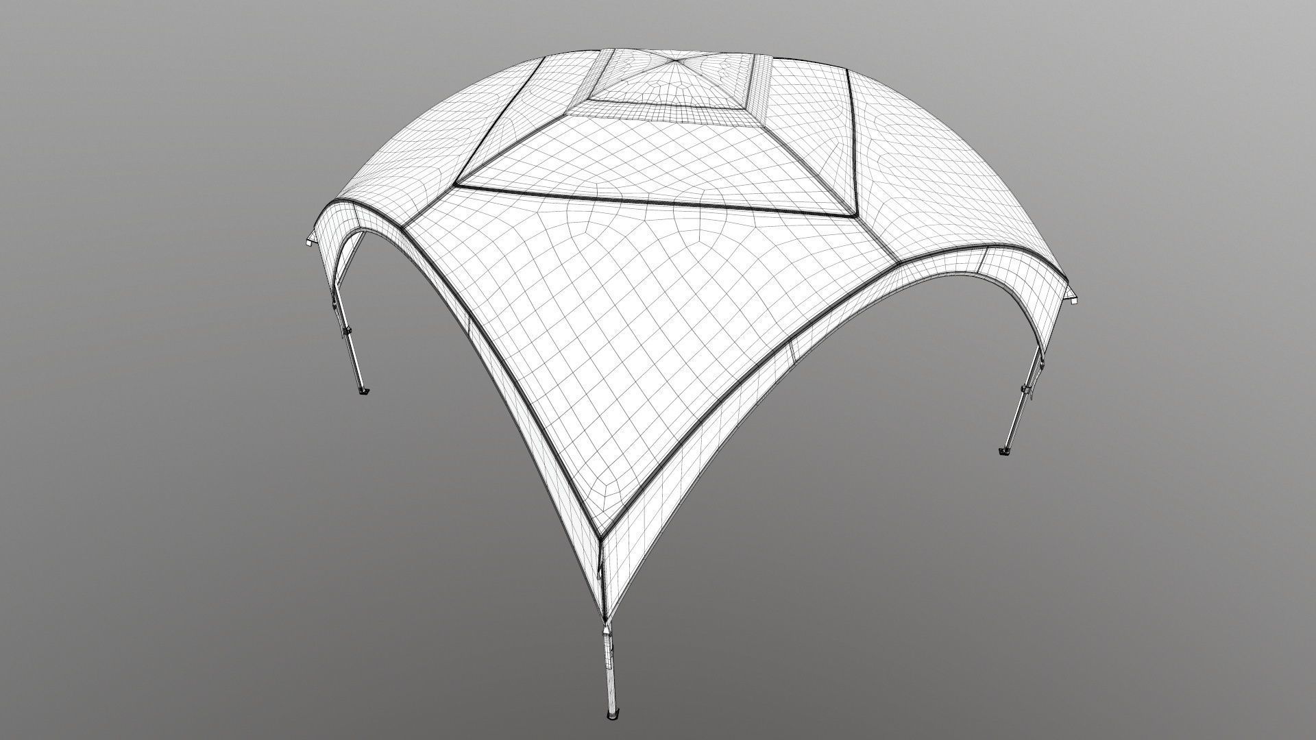 Shelter Tent 3D model_16