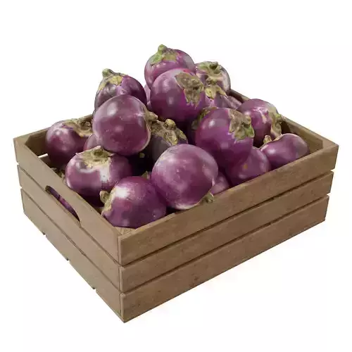 Eggplant crates 02 3D model