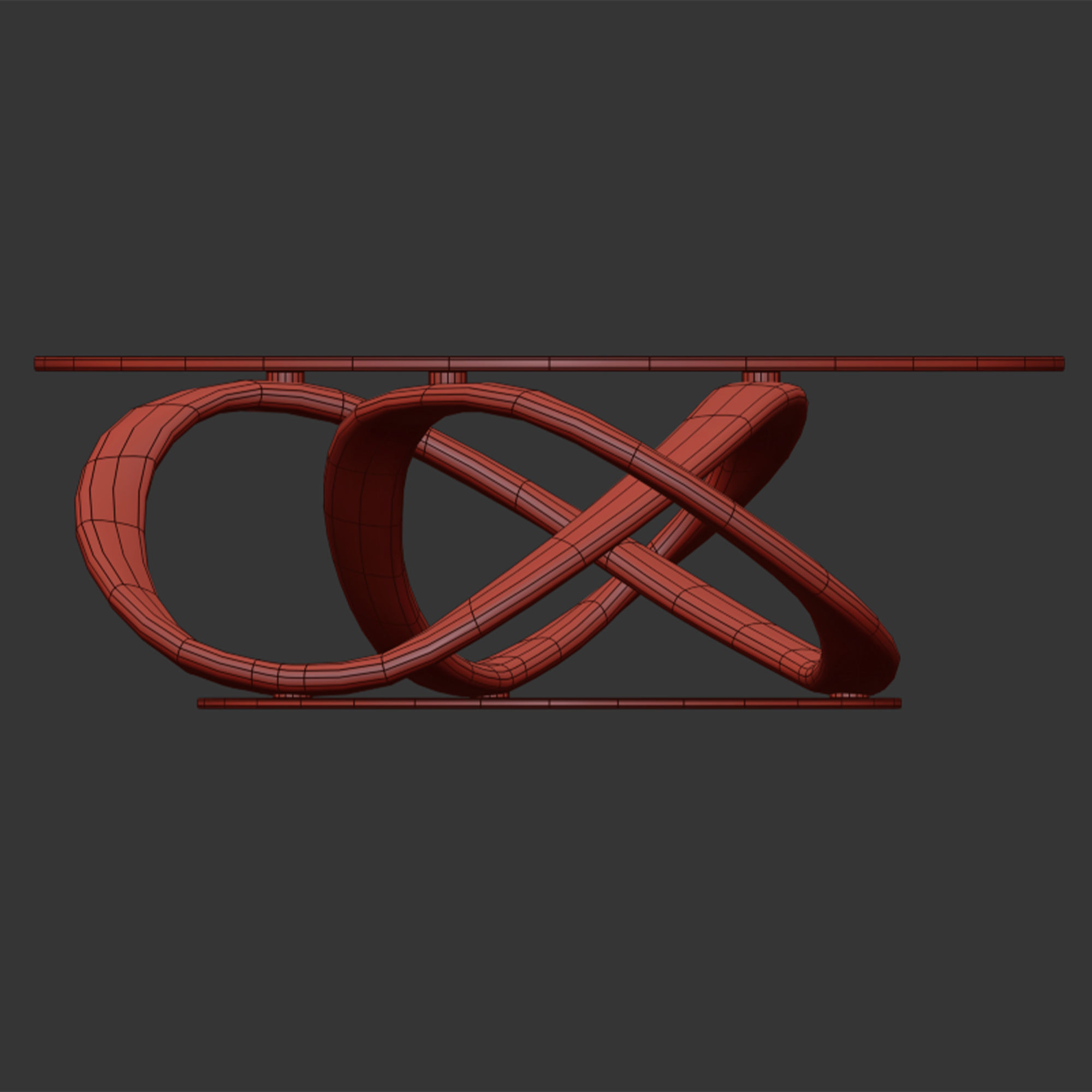 Infinity cofee table by Porada 3D model_5