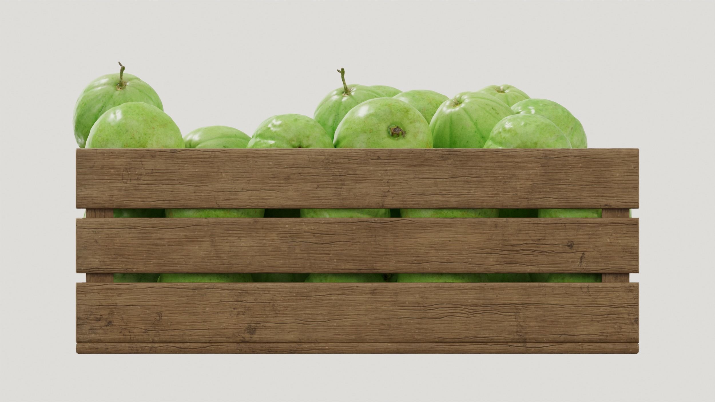 Guava crate 3D model_3