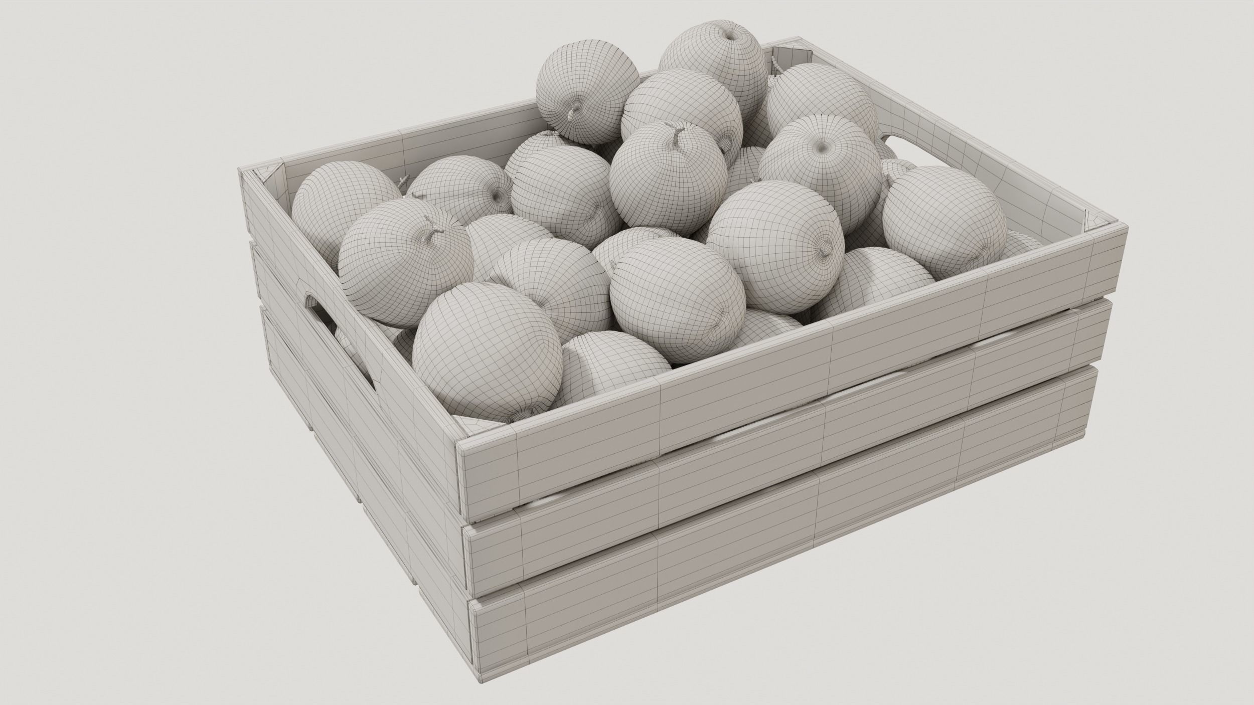 Guava crate 3D model_8
