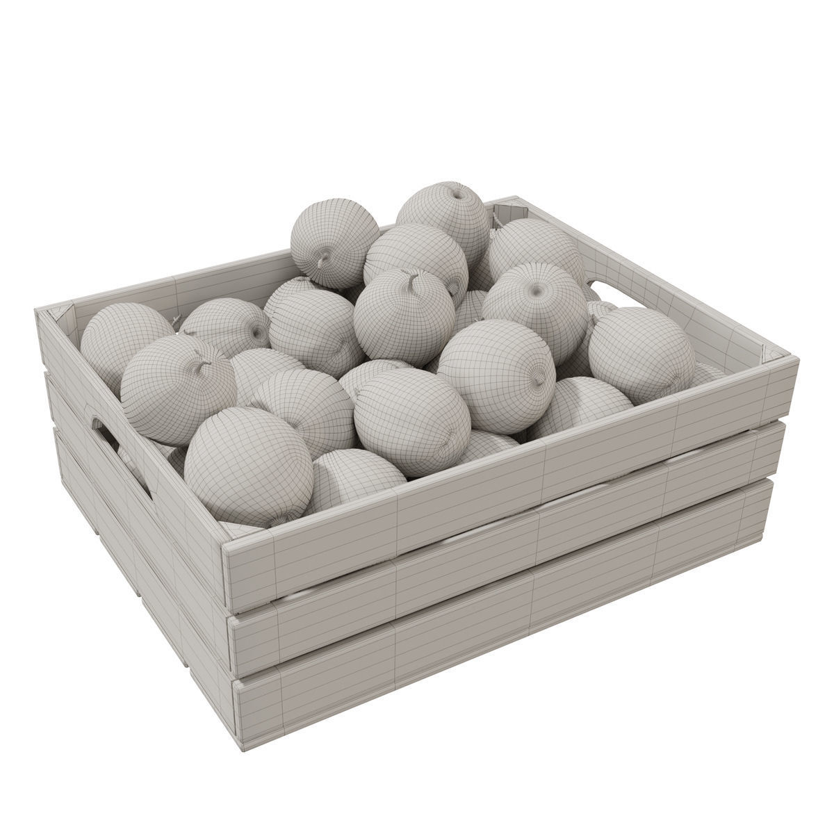 Guava crate 3D model_7