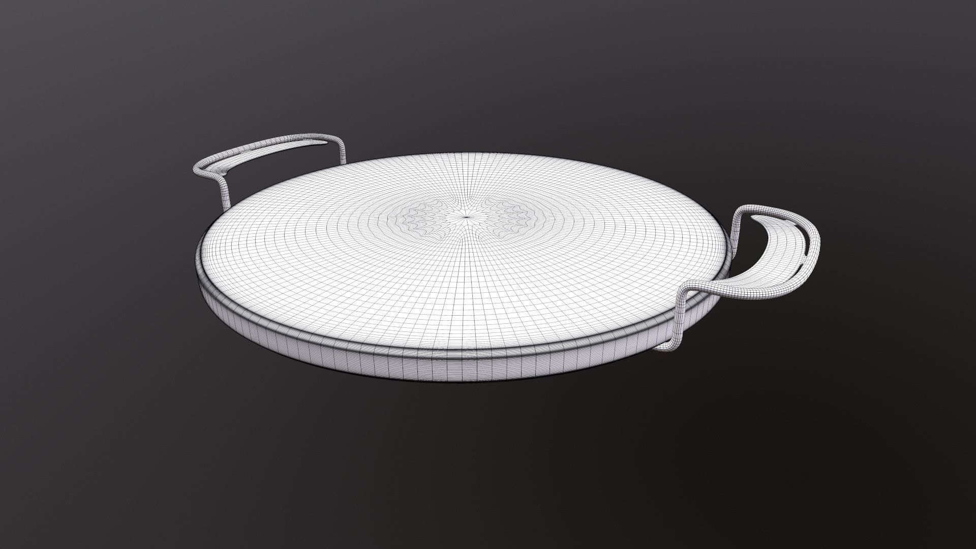 Stone Pizza 3D model_10