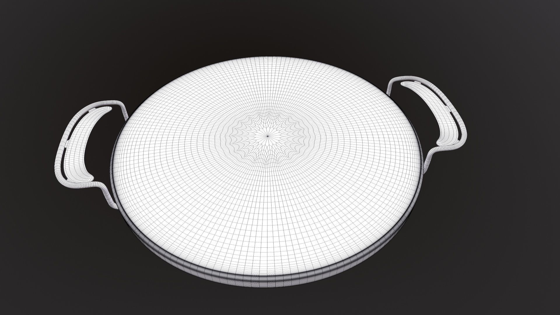 Stone Pizza 3D model_9