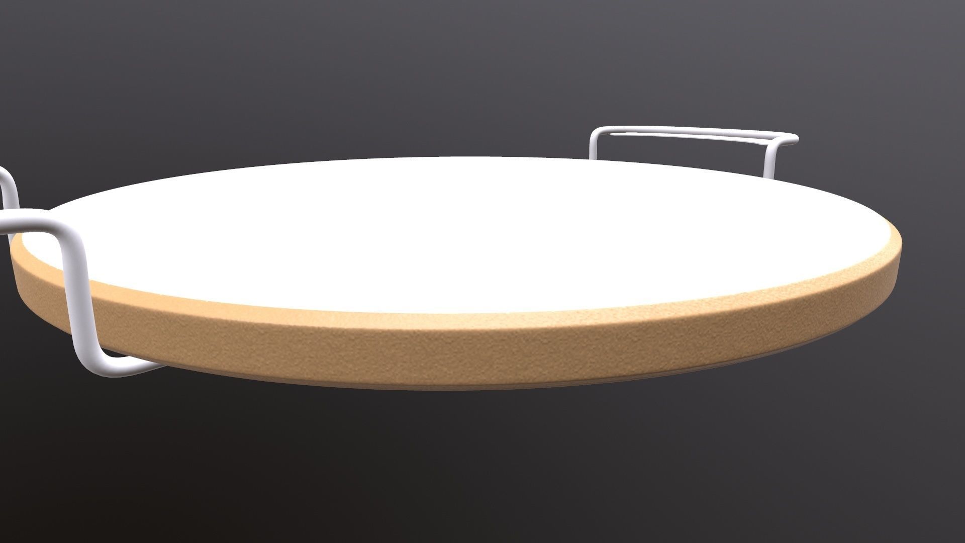 Stone Pizza 3D model_4