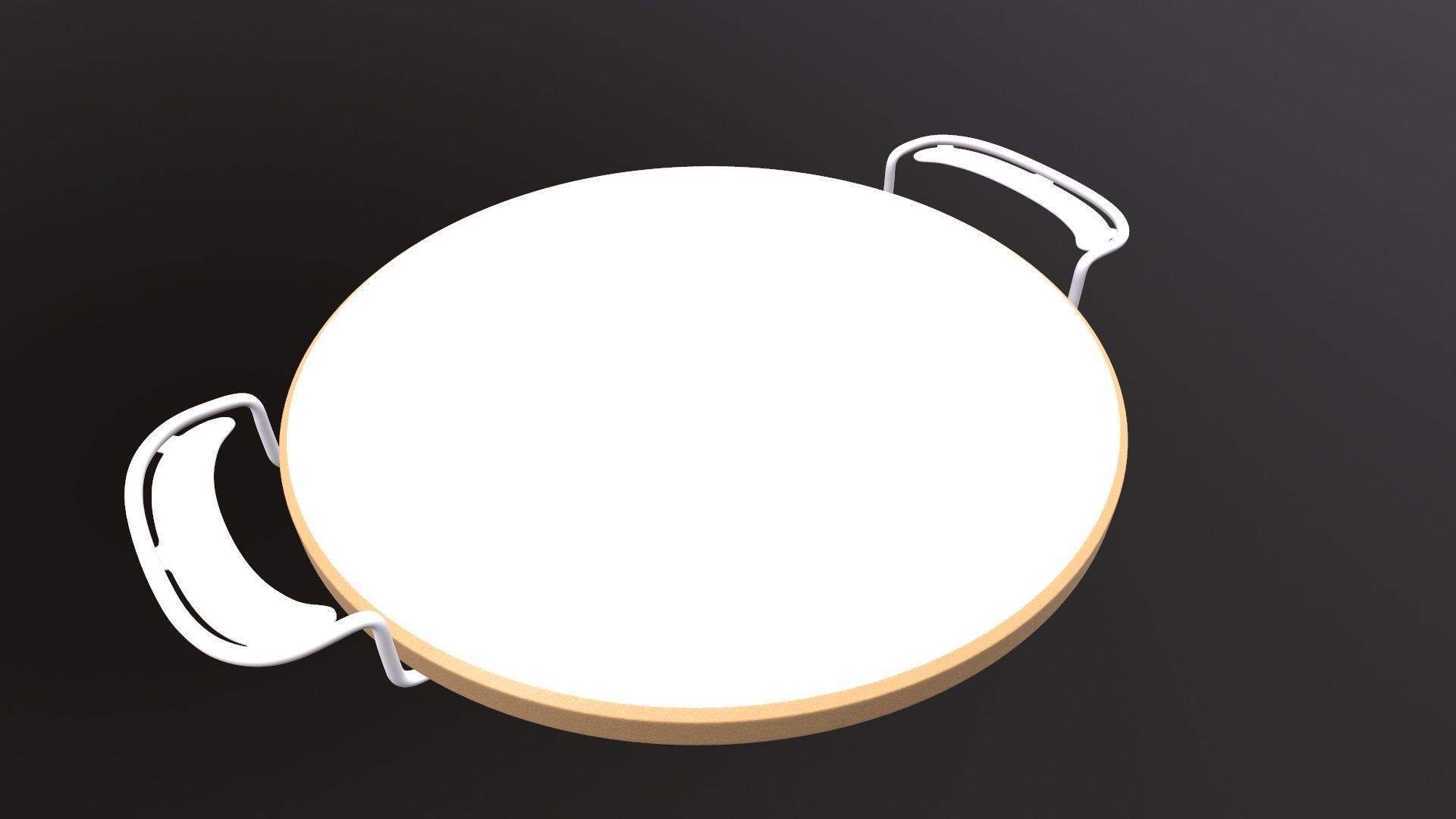 Stone Pizza 3D model_6