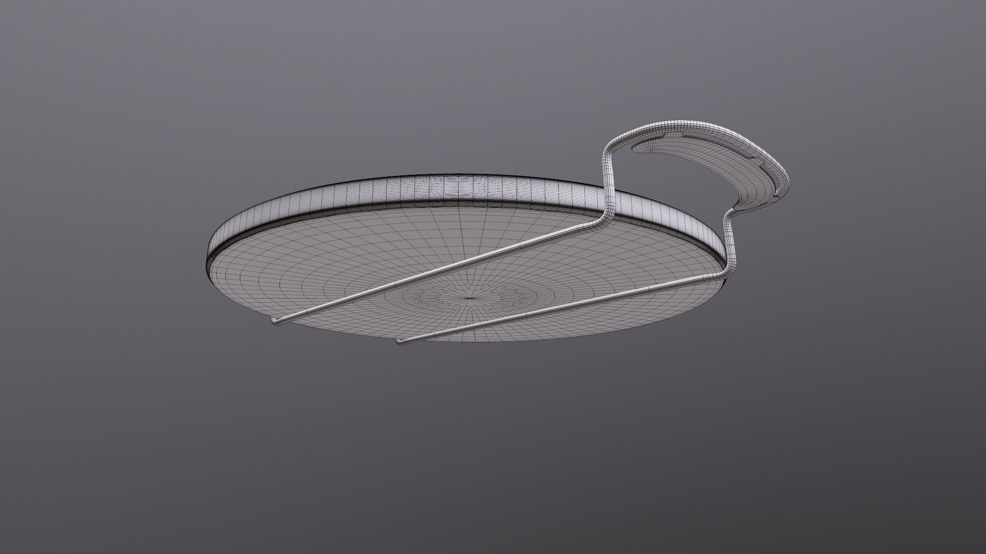 Stone Pizza 3D model_11