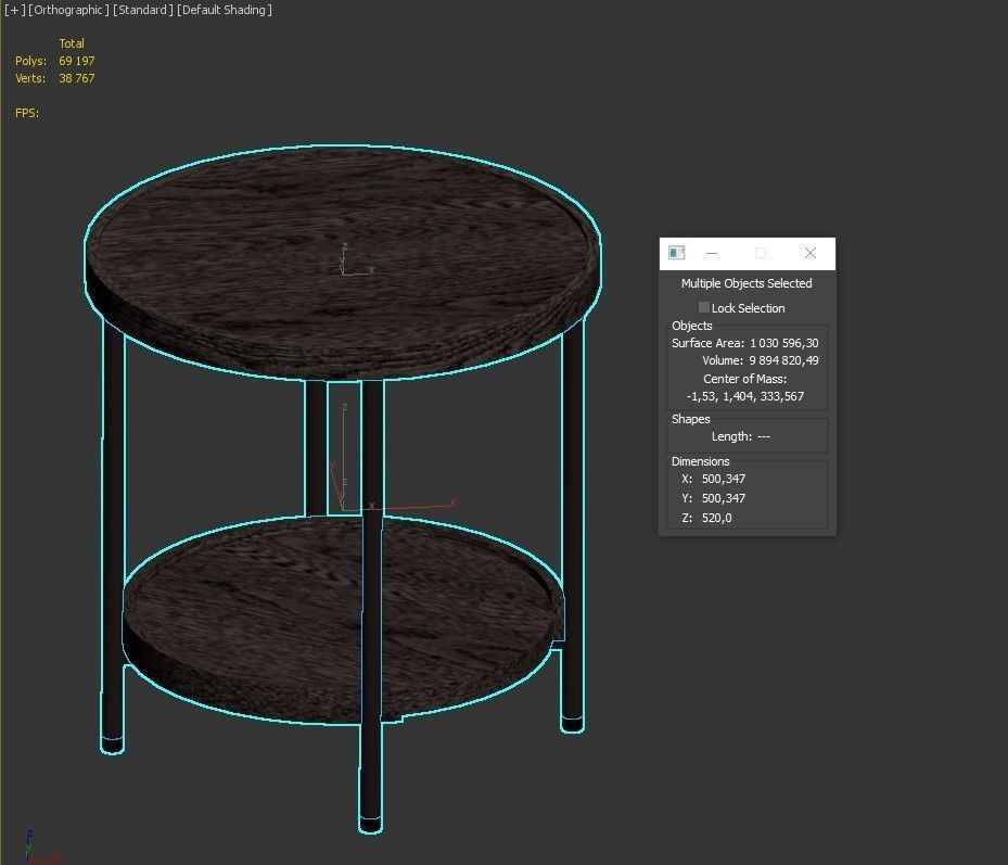 Koster Porada 3D model_8