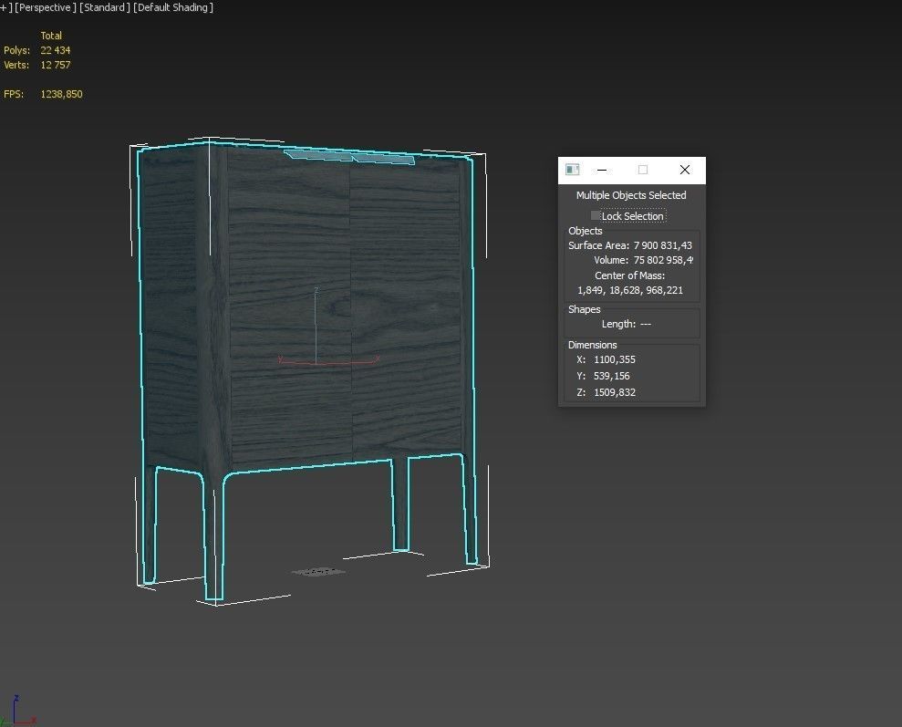 Atlante table by Porada 3D model_8