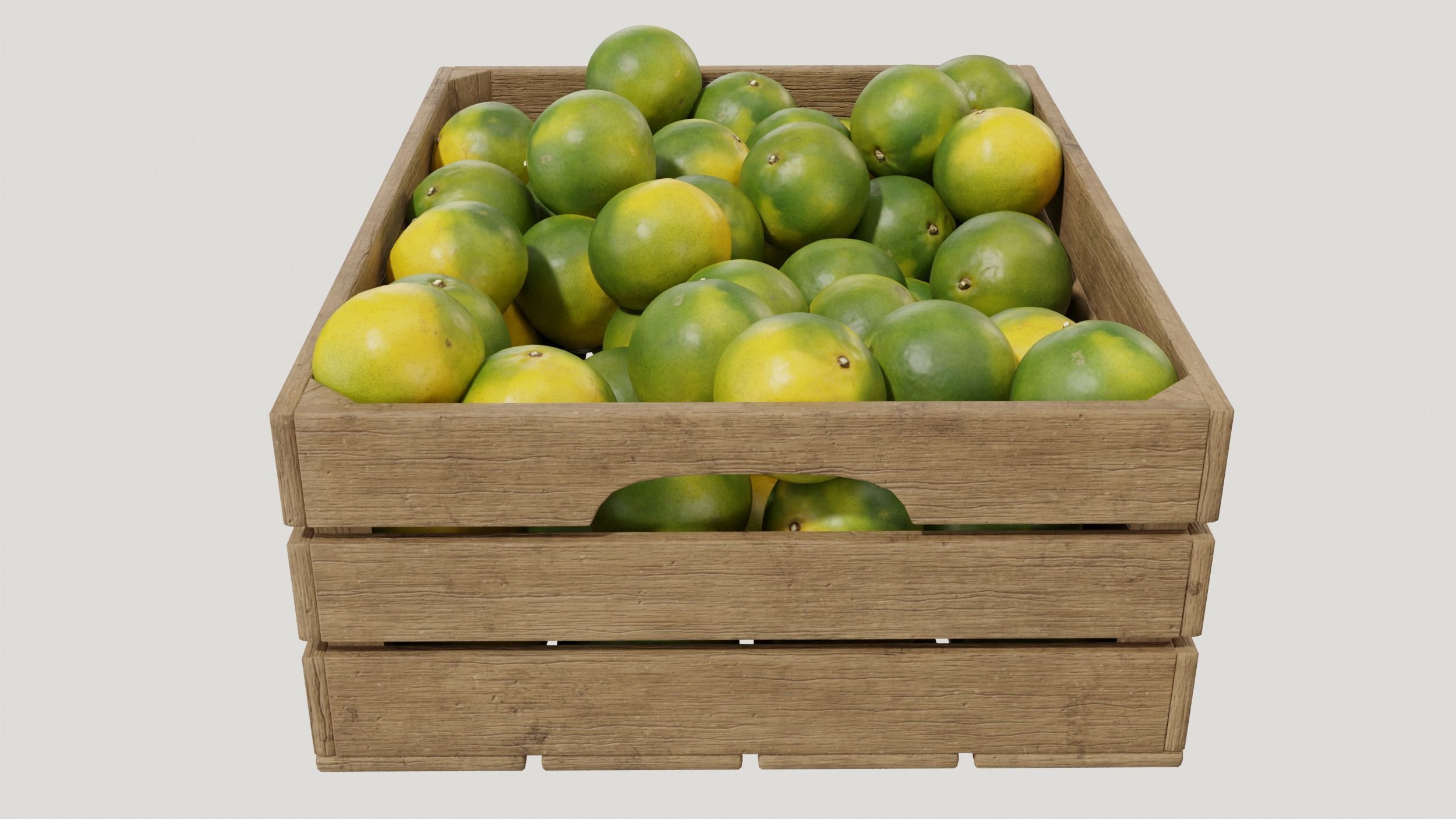 mandarin crates  3D model_5