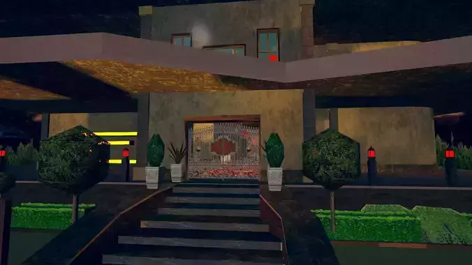 Scary House Low-poly 3D model