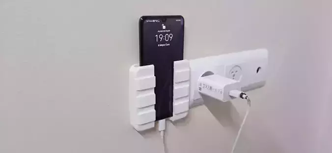 UNIVERSAL CHARGING CELLPHONE HOLDER WALL