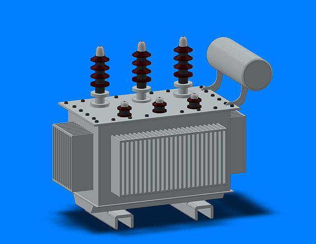 ELECTRICAL TRANSFORMER 3D print model