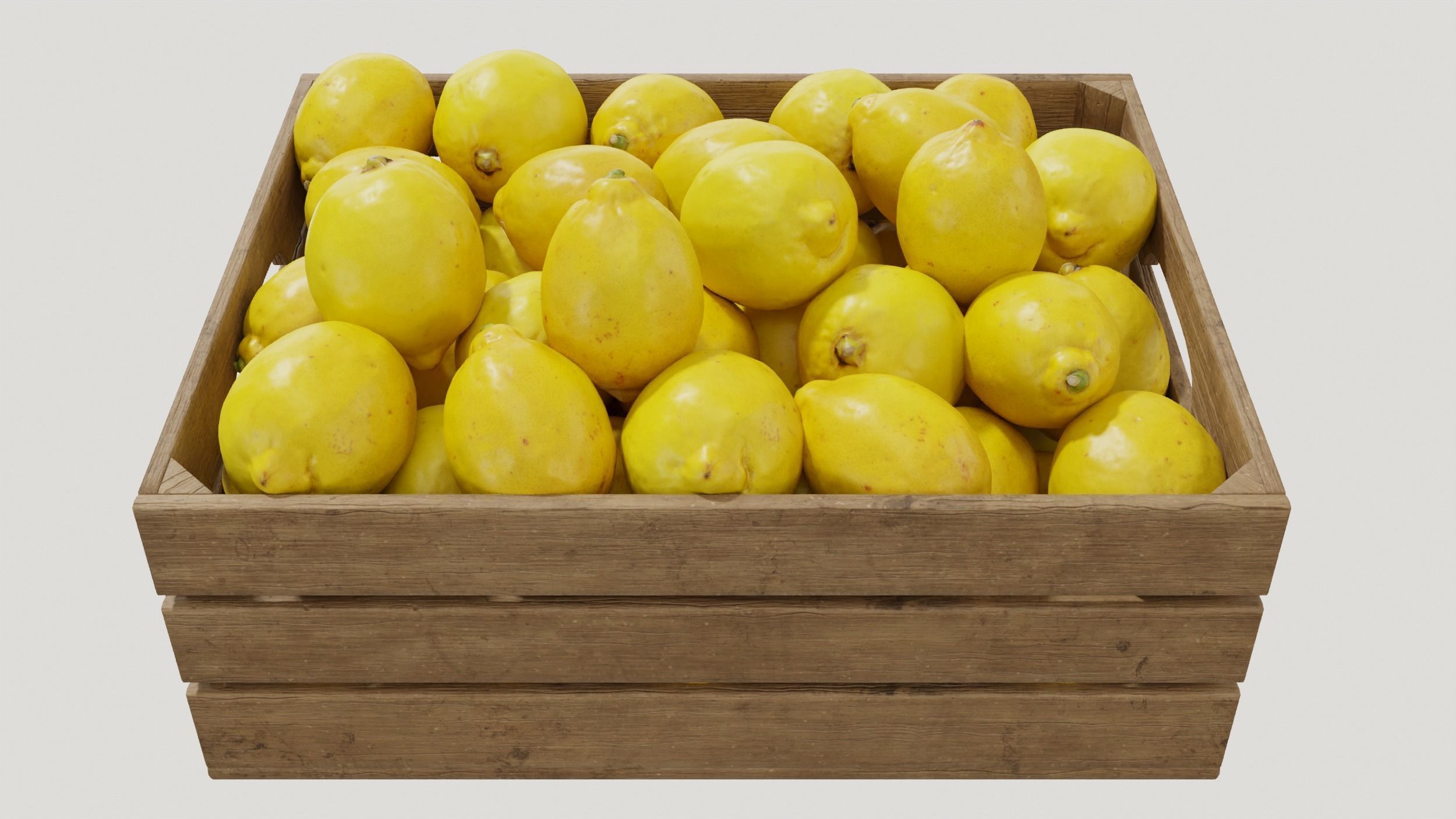 Yellow Lemon Egypt crates 3D model_6