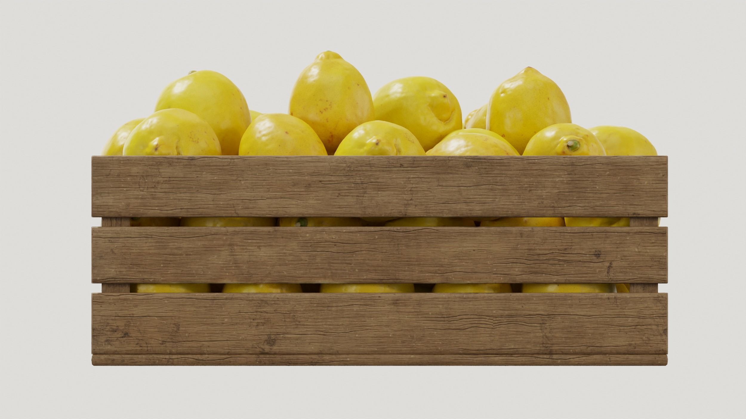 Yellow Lemon Egypt crates 3D model_5
