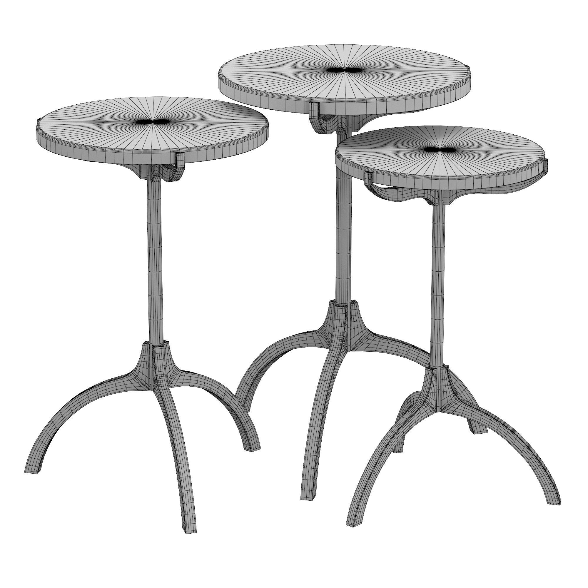 DROPLET SIDE TABLE 3D model_4