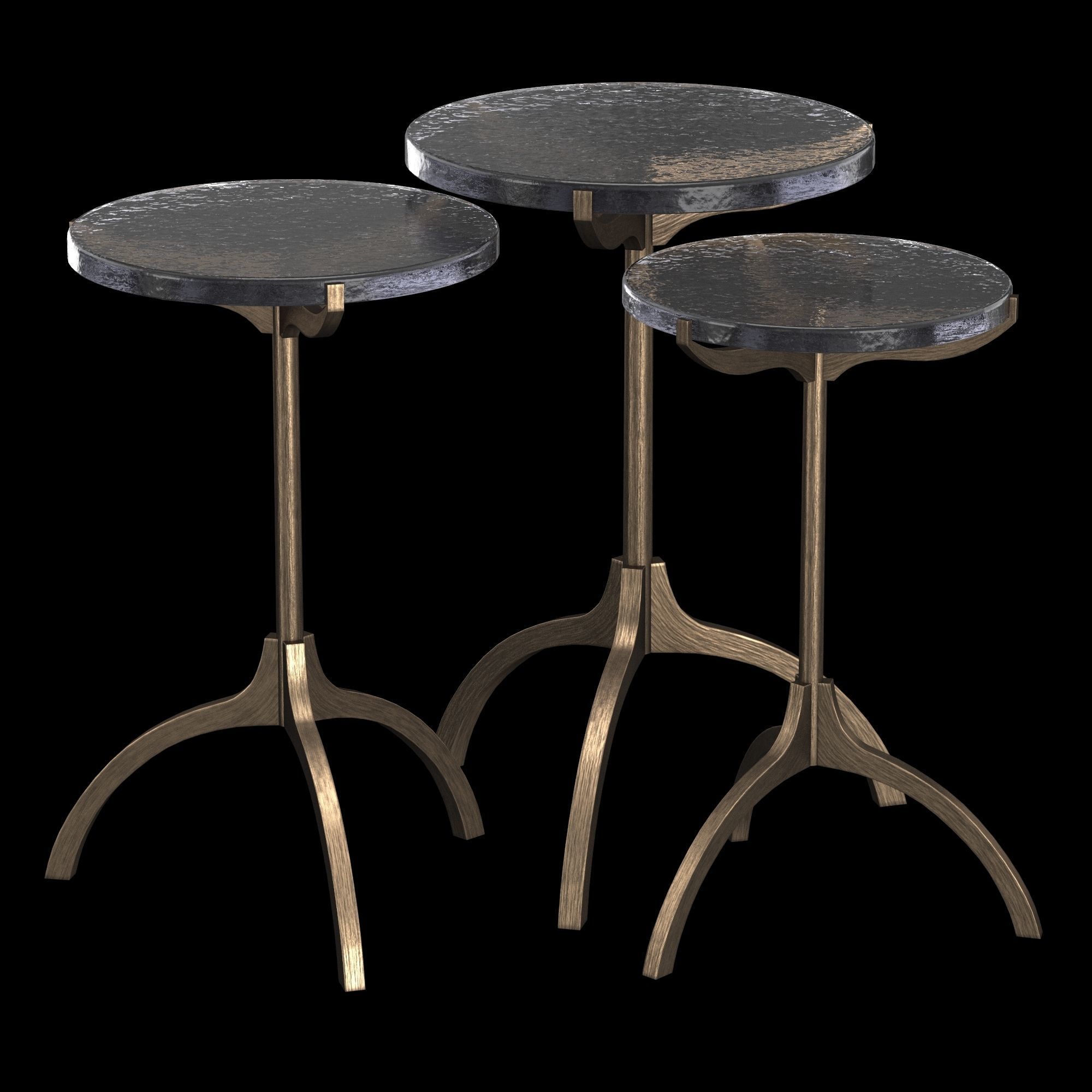 DROPLET SIDE TABLE 3D model_2