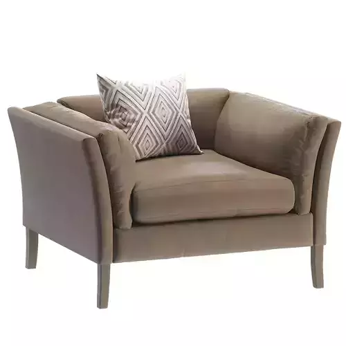 RH SORENSEN LEATHER CHAIR