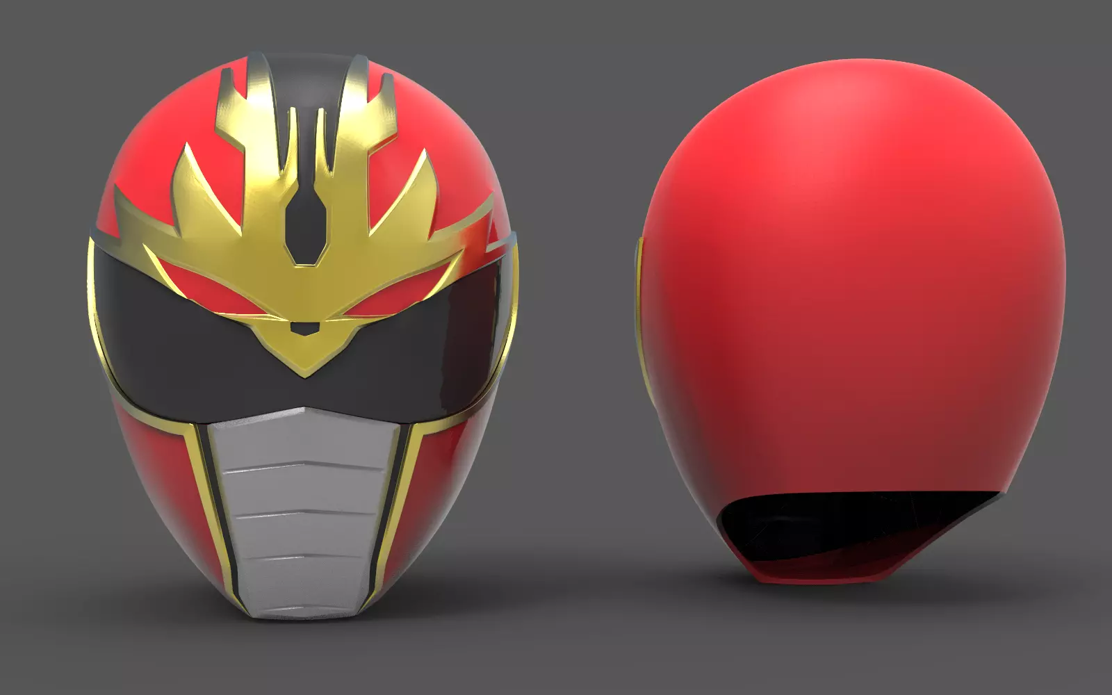 Super sentai Dairanger Red 3D print model_0