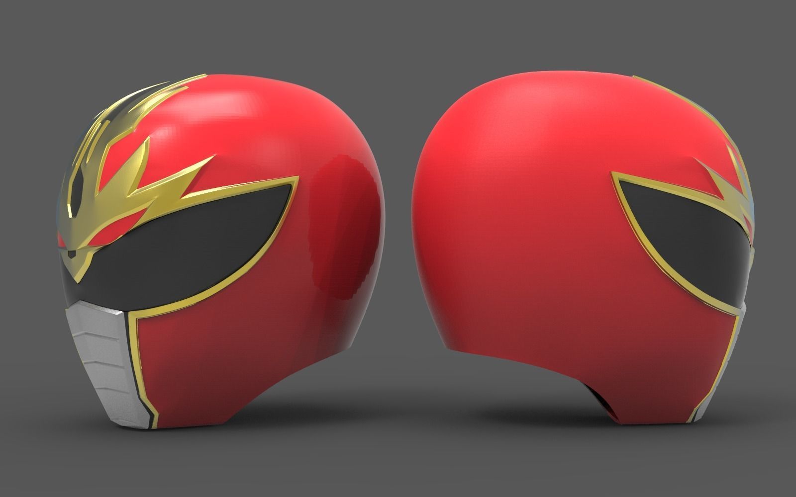 Super sentai Dairanger Red 3D print model_1