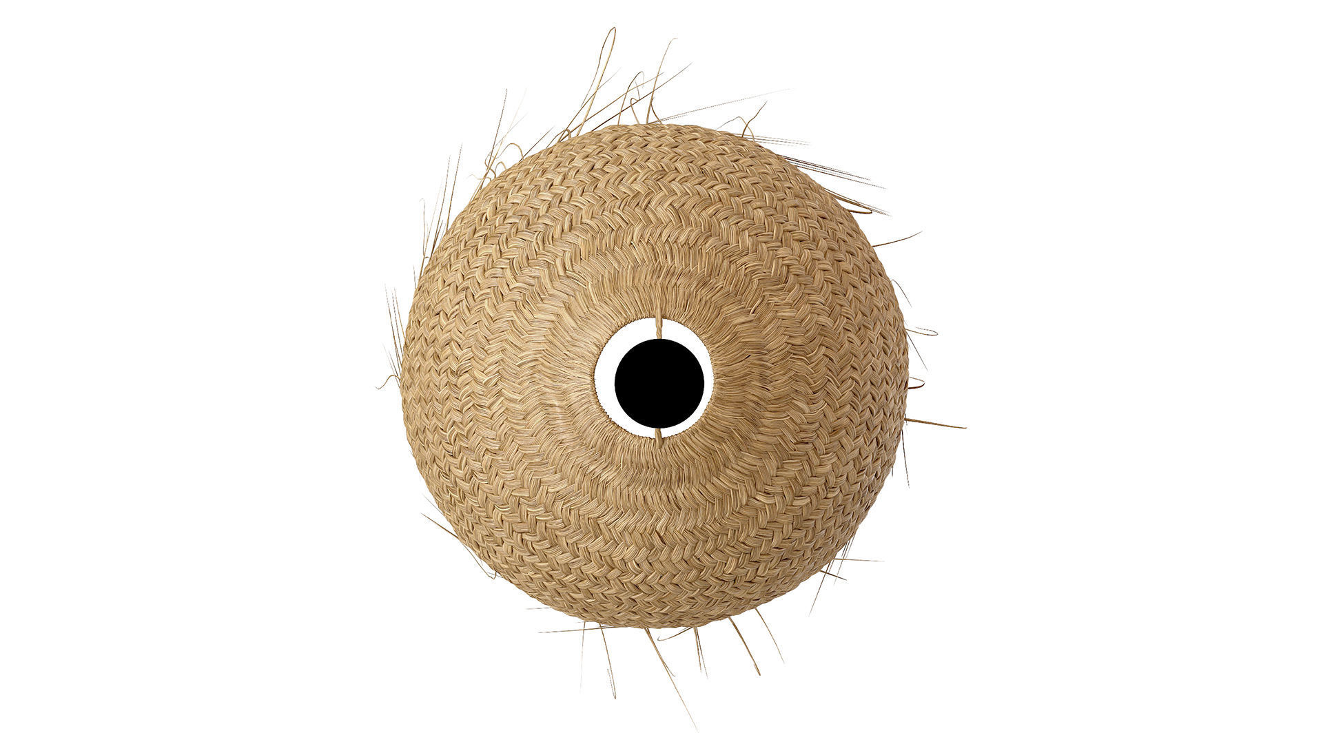 Palm Leaves Lamp Shade Bell - Madam Stoltz 3D model_4