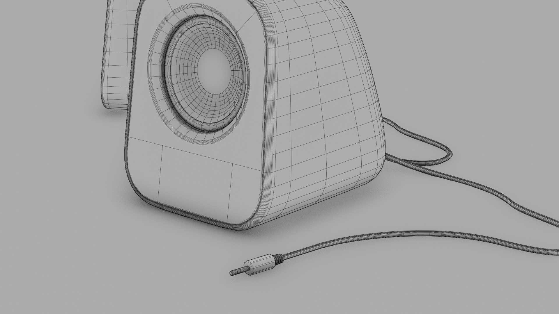 SPEAKERS two on table 3D model_38