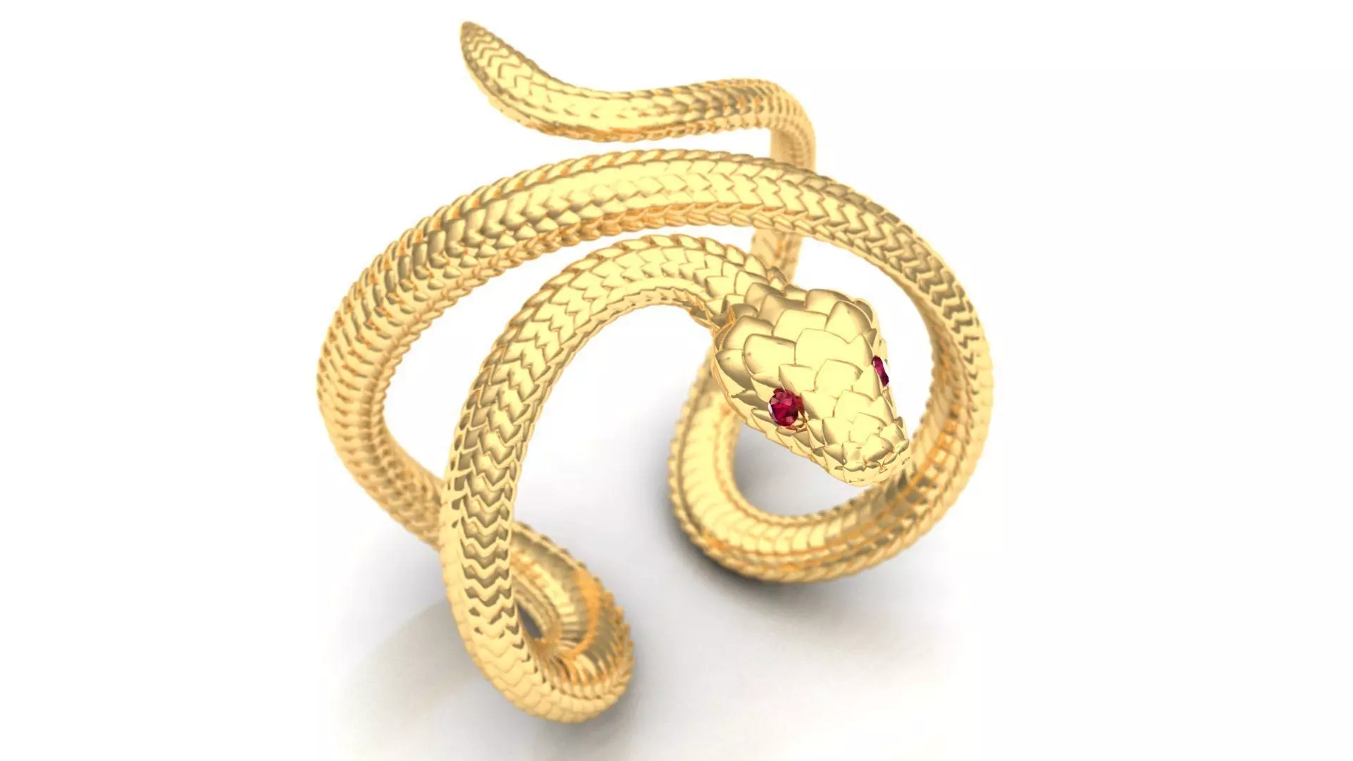 Ring Snake  3D print model_0