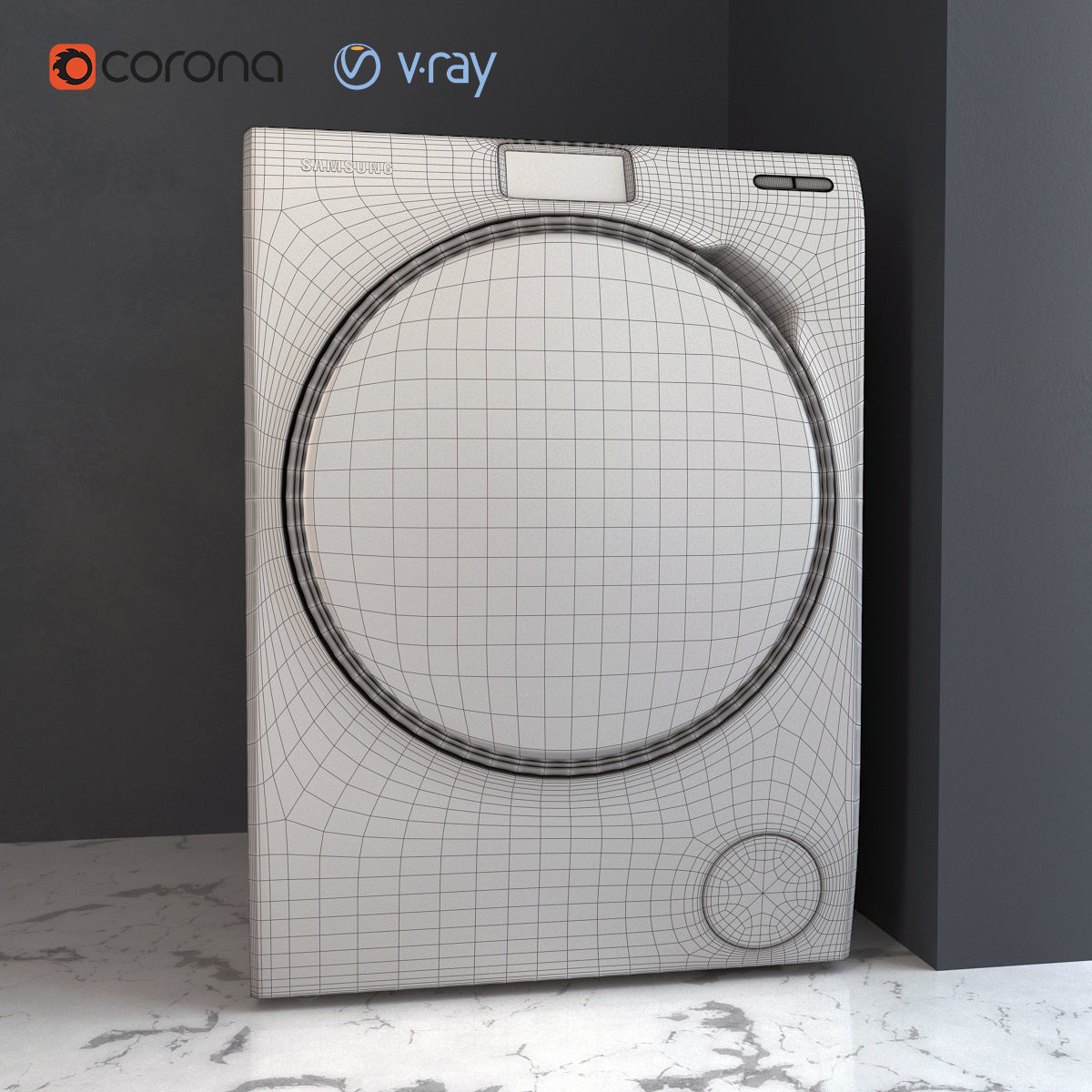 LAUNDRY ROOM  3D print model_12