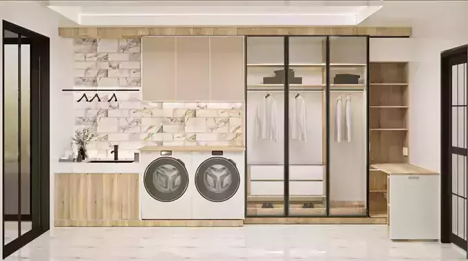 LAUNDRY ROOM  3D print model