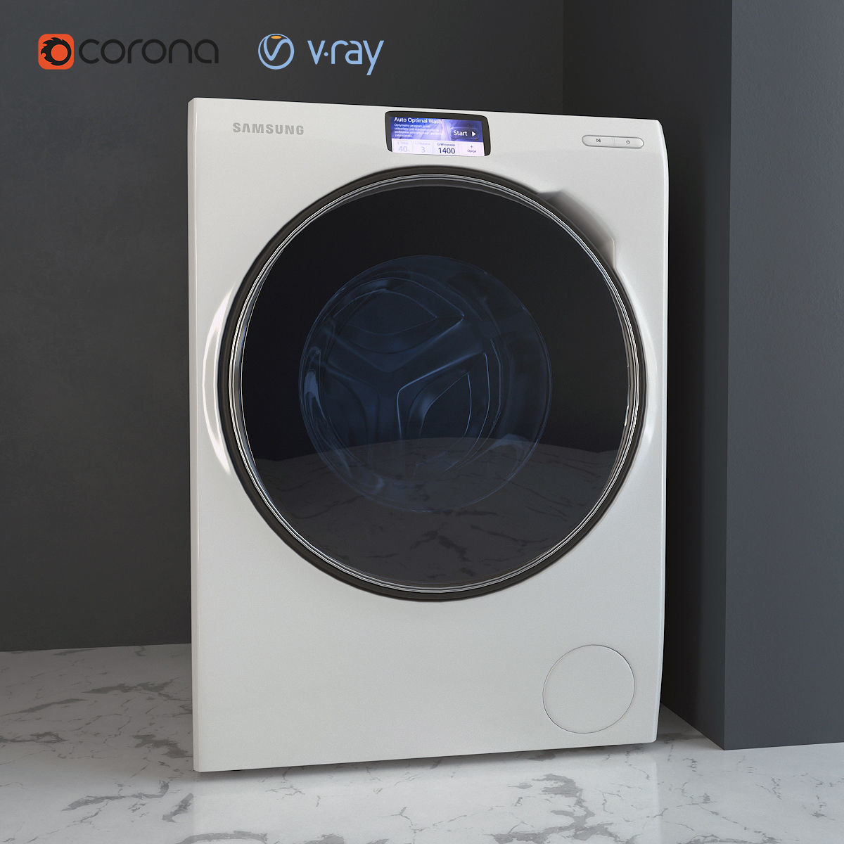 LAUNDRY ROOM  3D print model_10