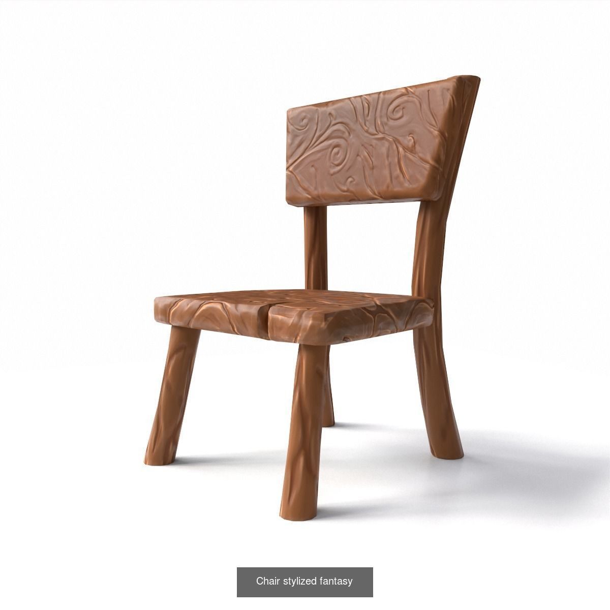 Chairs fantasy stylized 3D Model Collection_18