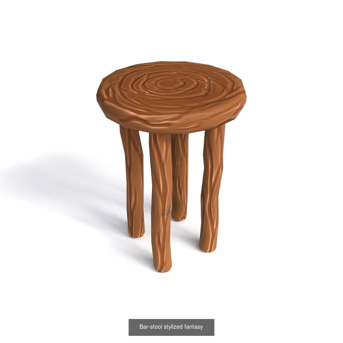 Chairs fantasy stylized 3D Model Collection_16