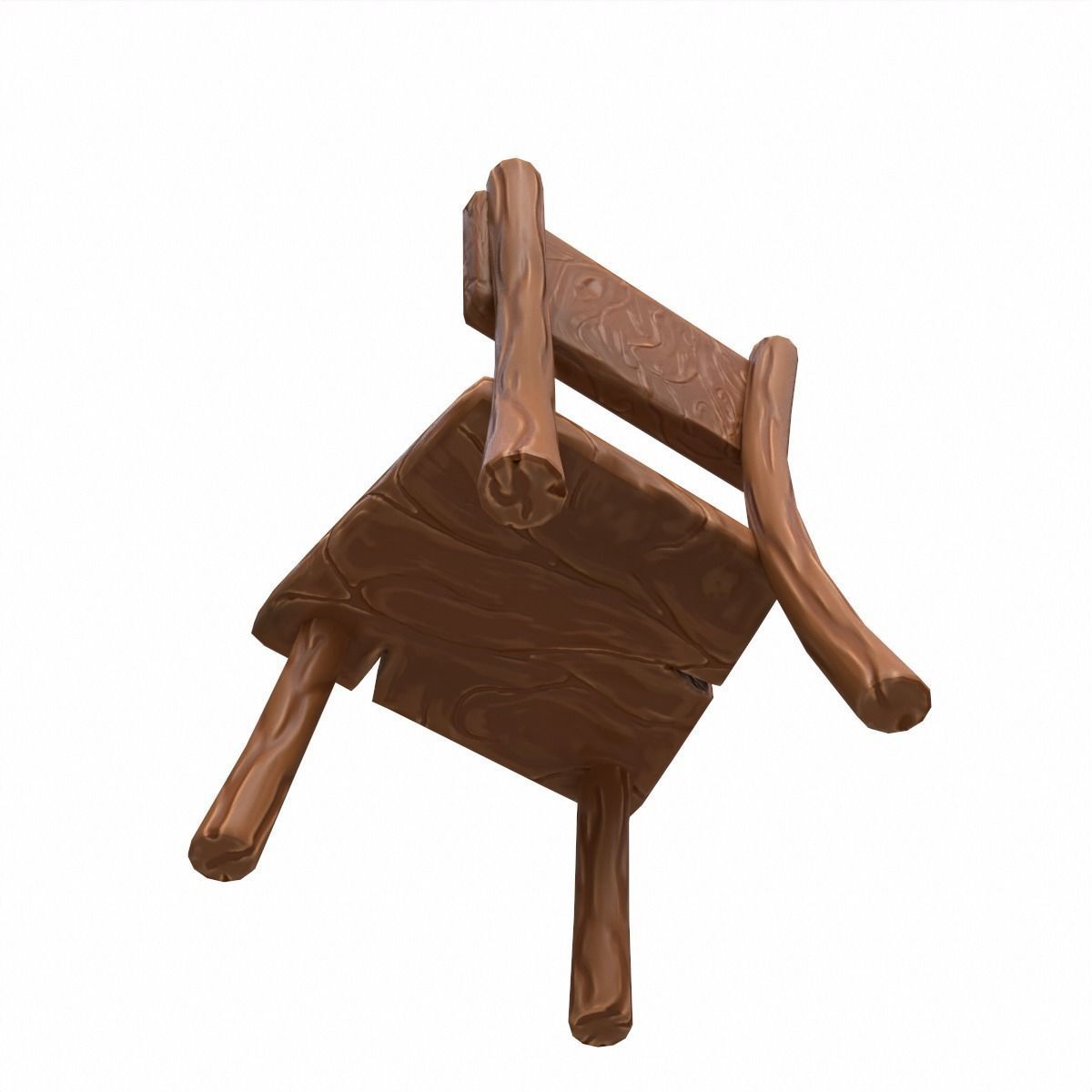 Chairs fantasy stylized 3D Model Collection_63