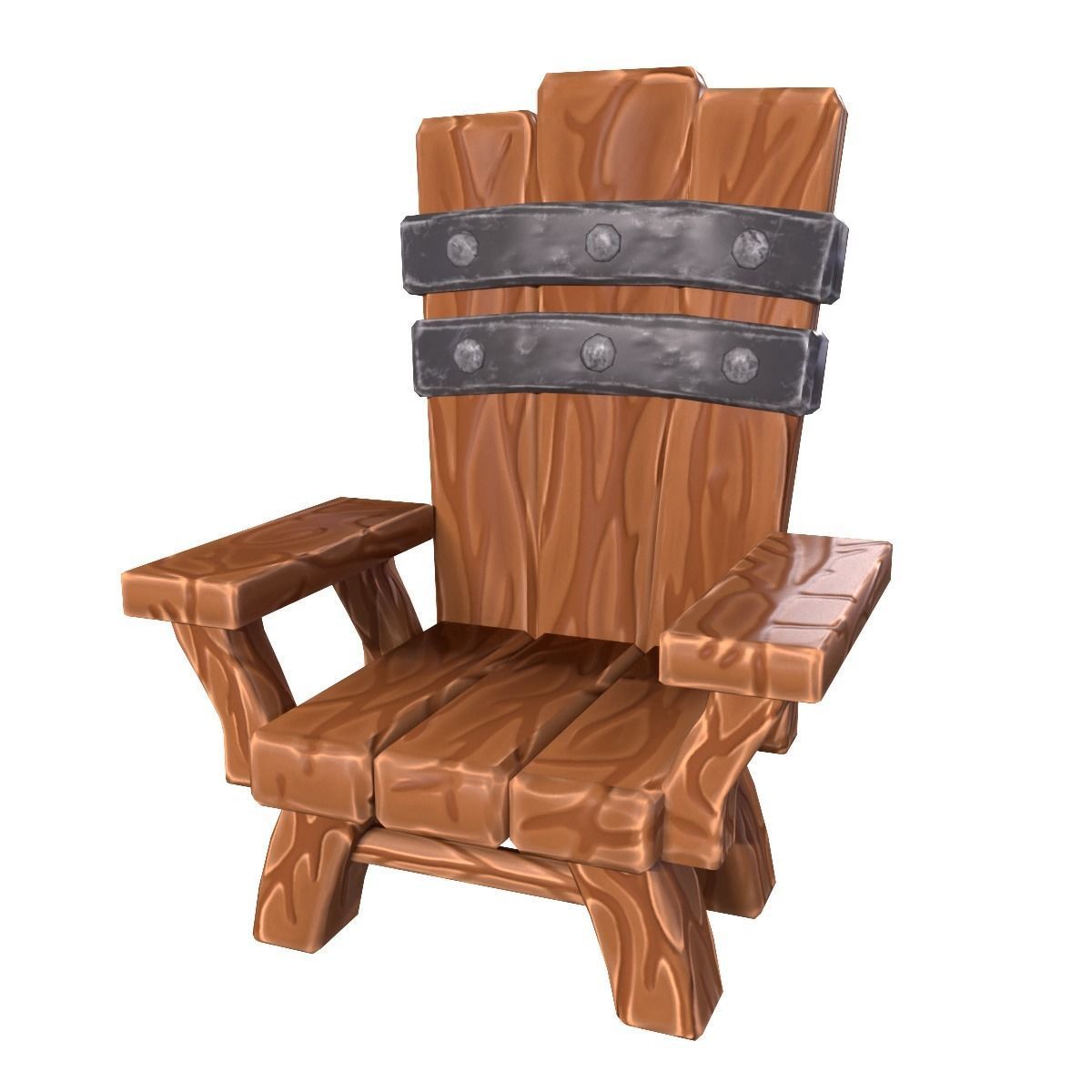 Chairs fantasy stylized 3D Model Collection_28