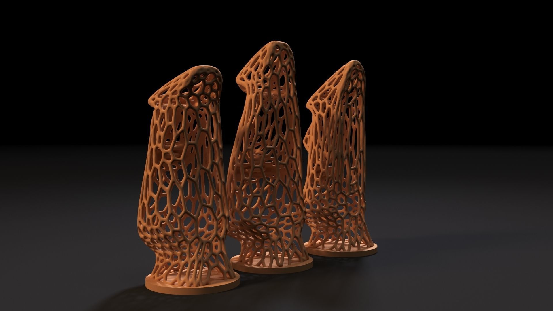 MOAIS chess piece 3D print model_3