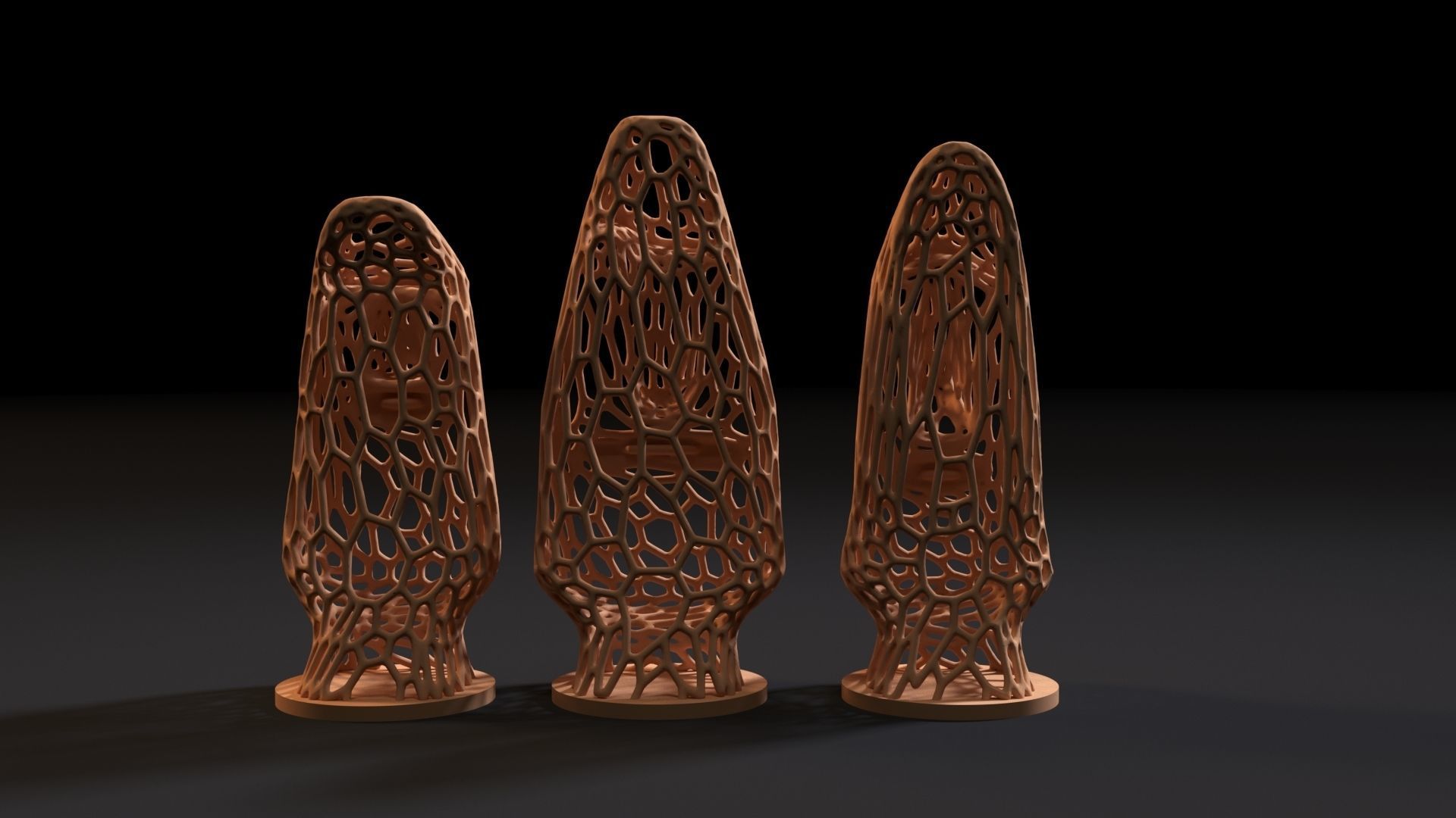 MOAIS chess piece 3D print model_4