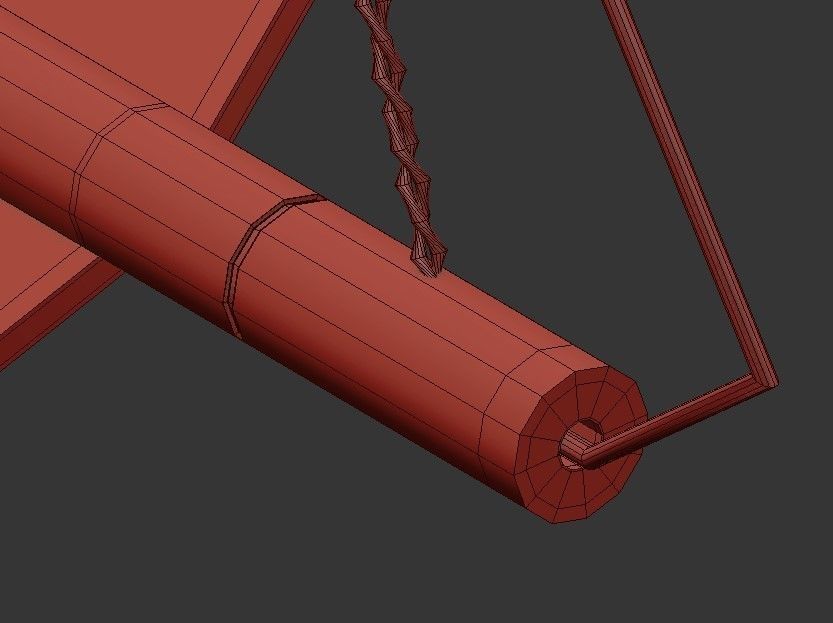 madrid pendant light with marble 3D model_2