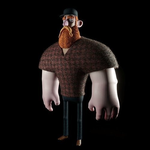 Joe Timber 3D model