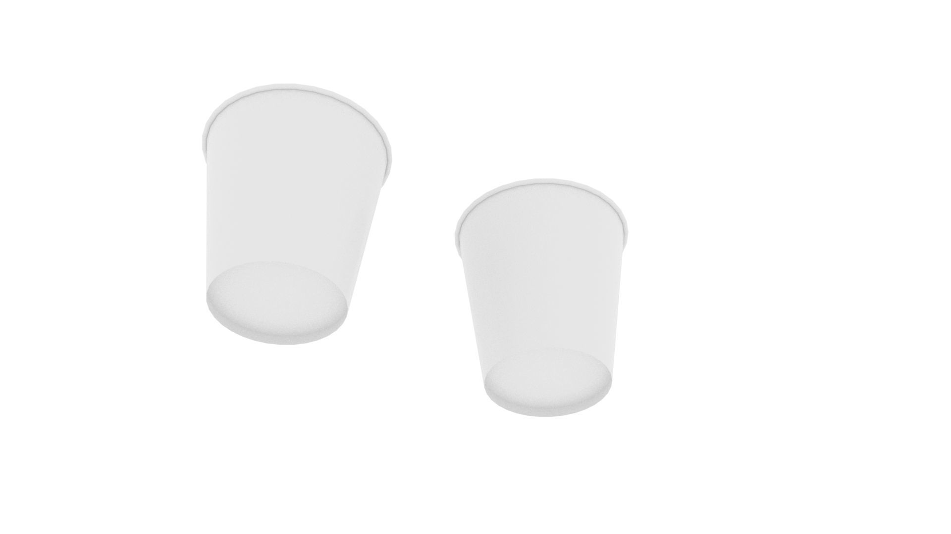 Paper Cup 3D model_7