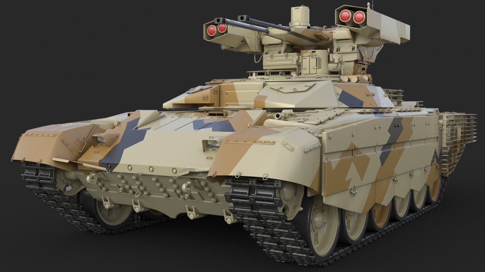 Tank Terminator BMPT 72 Algeria 3D model_8