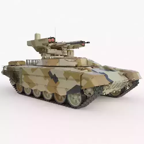 Tank Terminator BMPT 72 Algeria 3D model