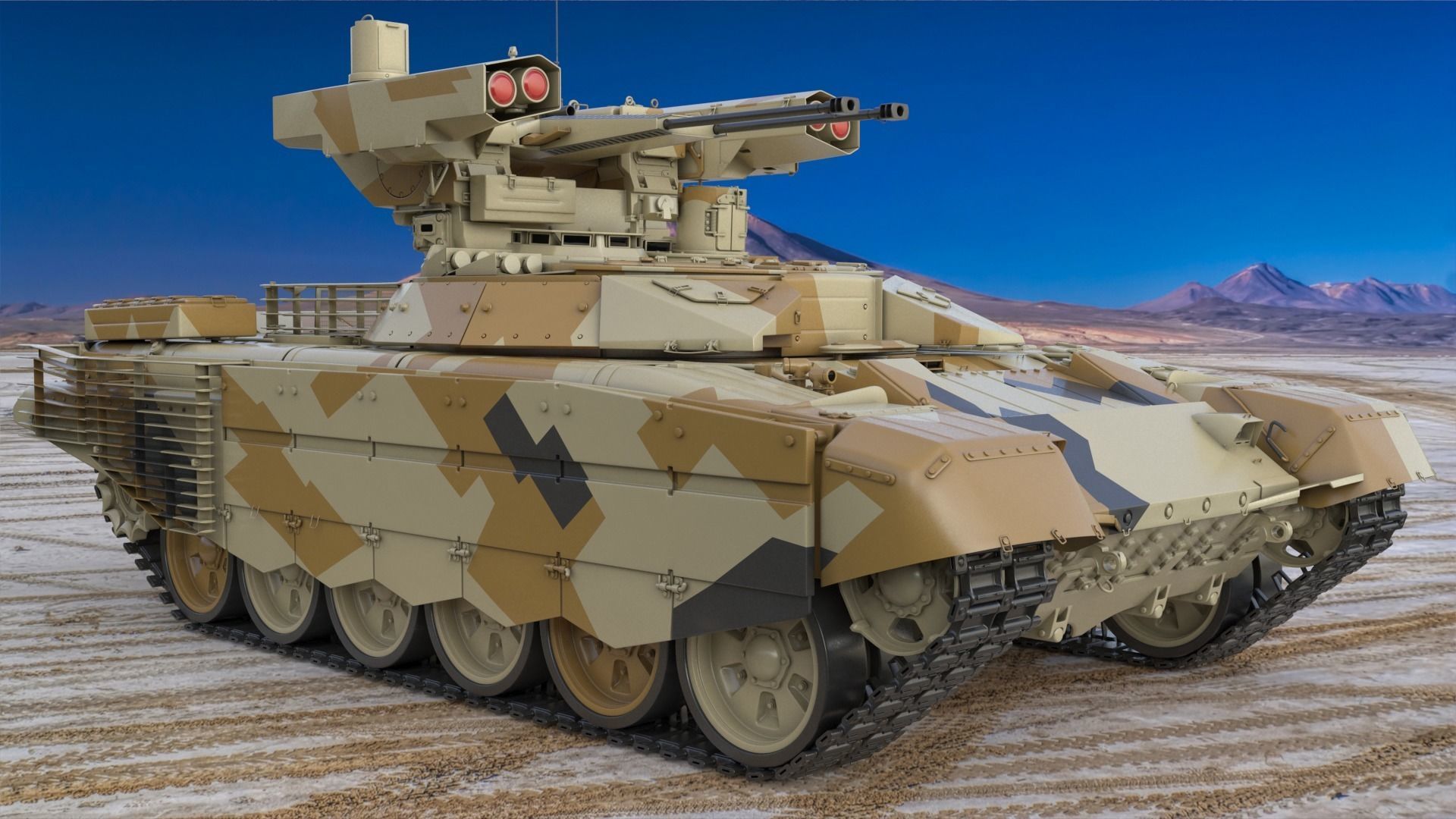 Tank Terminator BMPT 72 Algeria 3D model_2